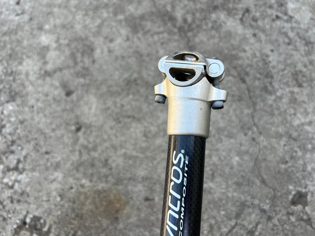 Syncros Composite Carbon Seatpost 27.2x350 Vintage Road MTB Mountain Bike Black
