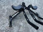 Vision TriMax 1” Threadless Triathlon Bars Cockpit Black Vintage Road Bike