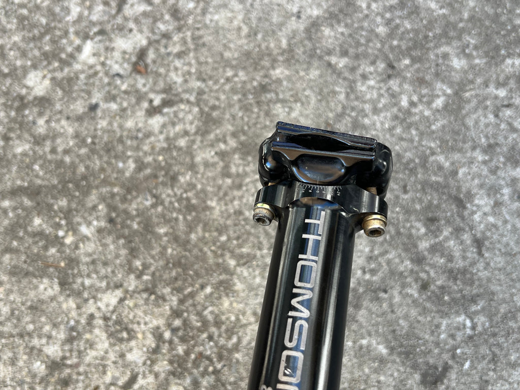 Thomson E127 30.9x410mm Seatpost Black MTB Mountain Bike Setback Uncut
