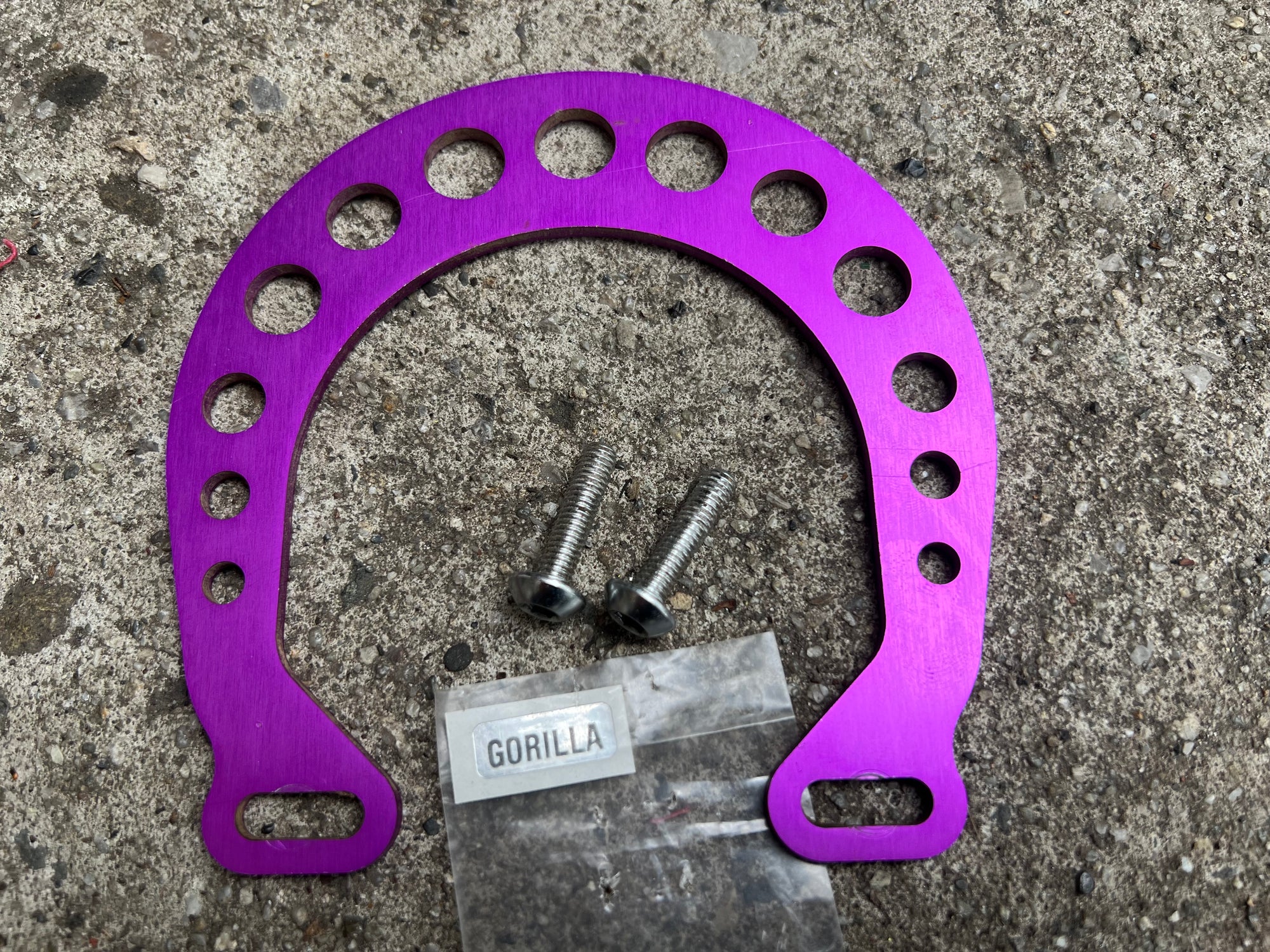 NOS Gorilla Brake Beefer Booster Purple Anodized Vintage MTB Mountain Bike