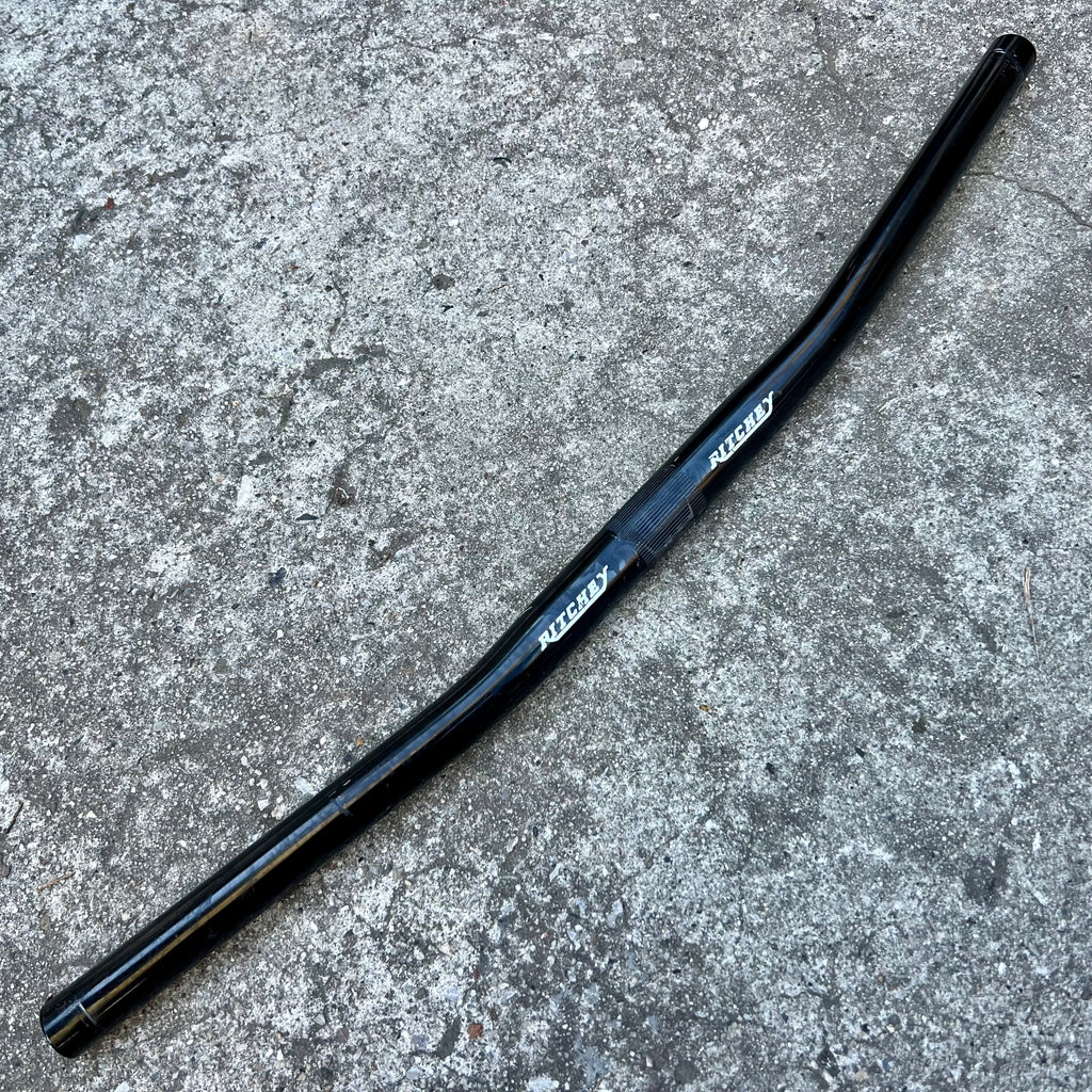 Ritchey 25.4x560 Vintage MTB  Black Aluminum Flat Bars 10° Sweep