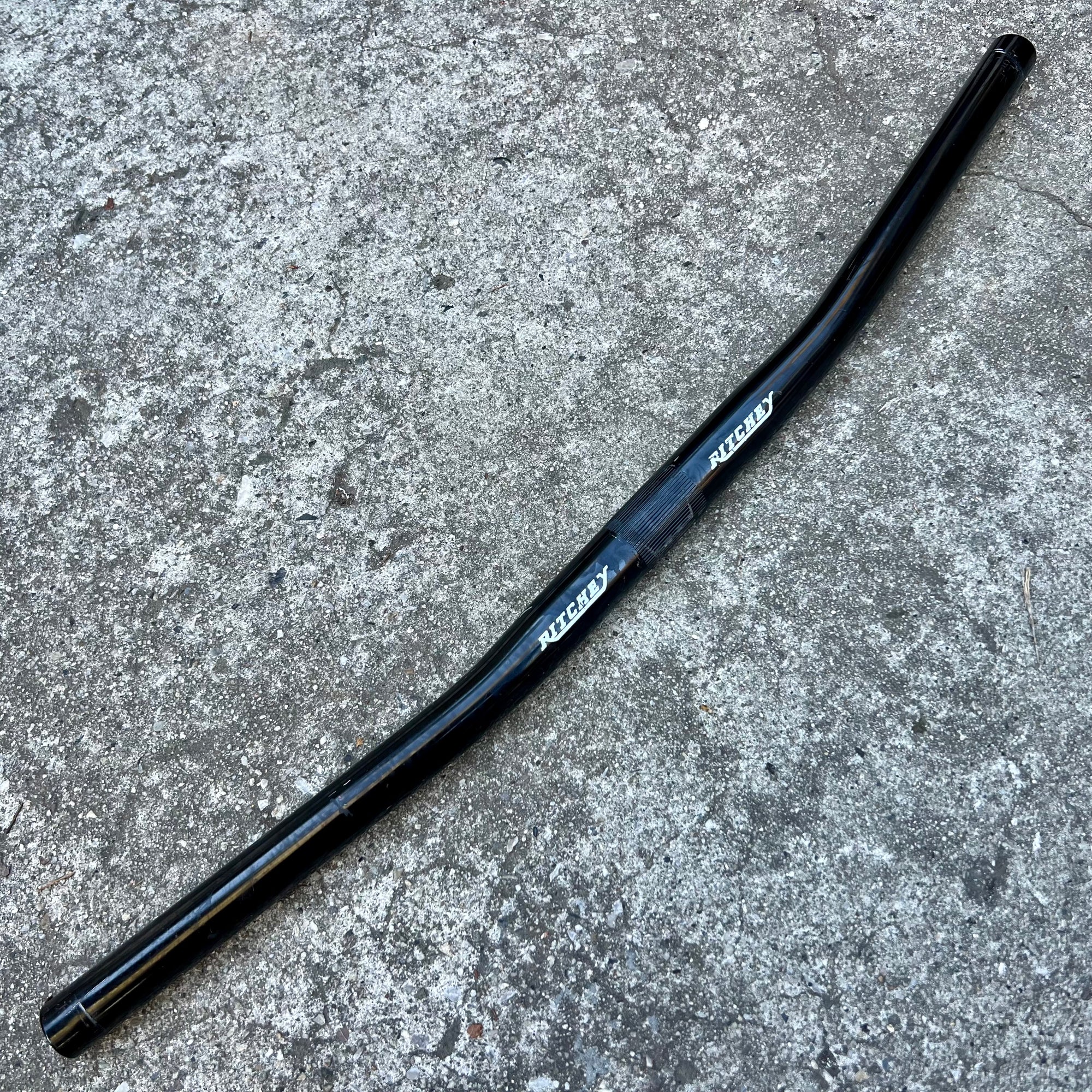 Ritchey 25.4x560 Vintage MTB  Black Aluminum Flat Bars 10° Sweep