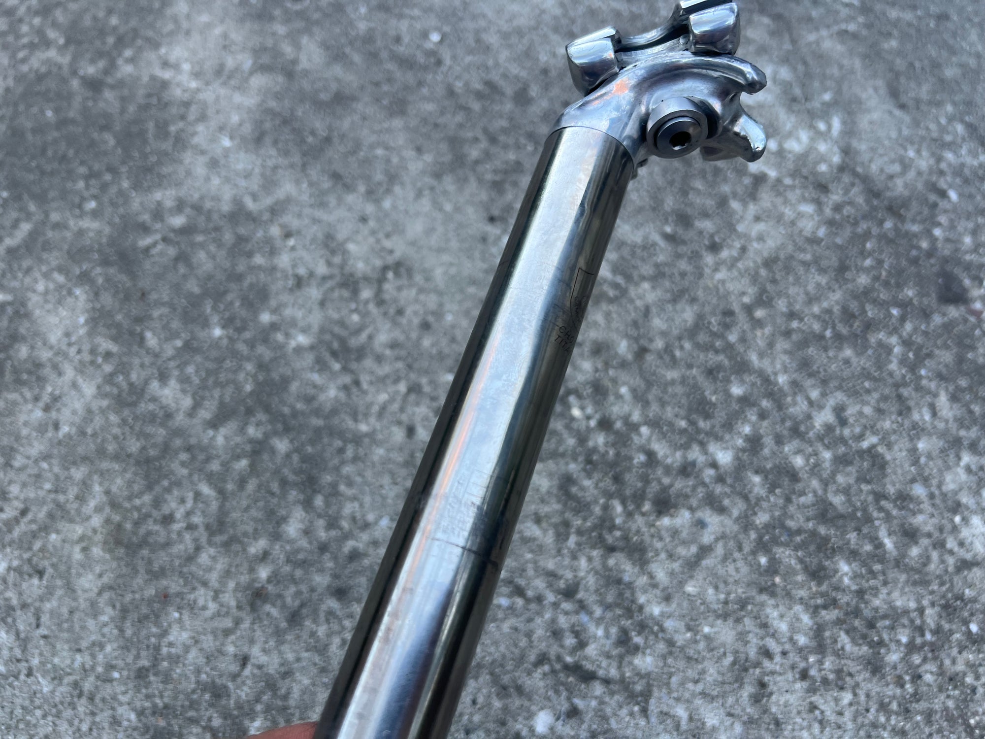 Campagnolo Campy Chorus Titanium 27.2x250mm Seatpost Road Bike Silver