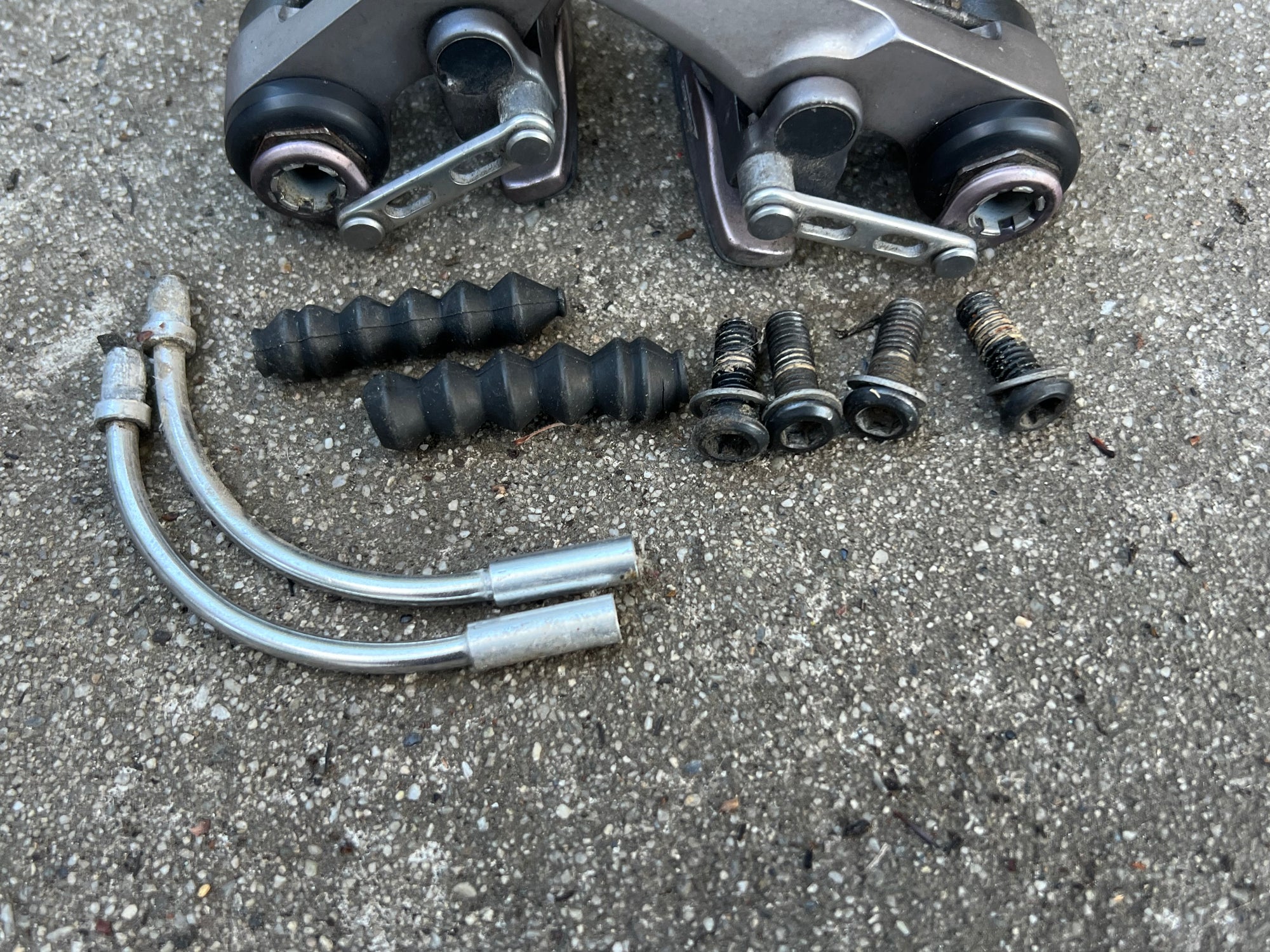 Shimano XTR BR-M950 V Brakes Brake Set Vintage MTB Gray Mountain Bike 7/10