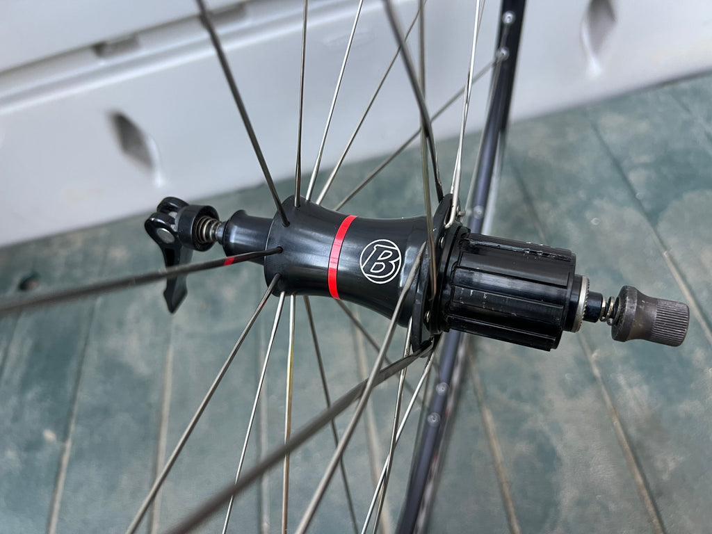 Bontrager Race Lite 700c Clincher 8/9/10 Speed Road Black Wheelset Wheels 130