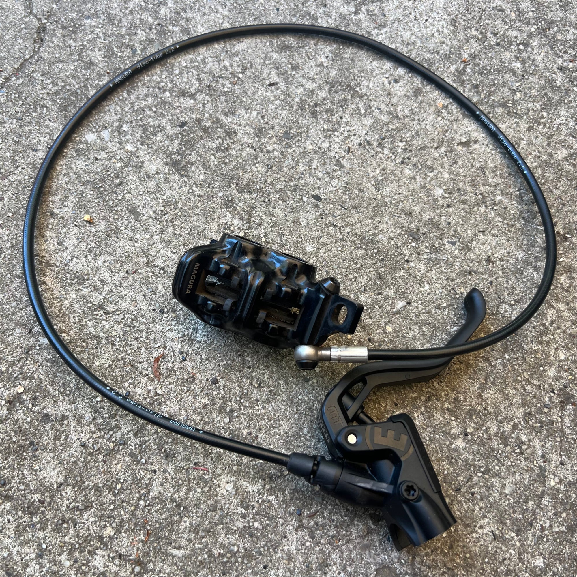 FOR PARTS Magura MT30 Thirty Front Brake 4 Piston 4Pot Black MTB