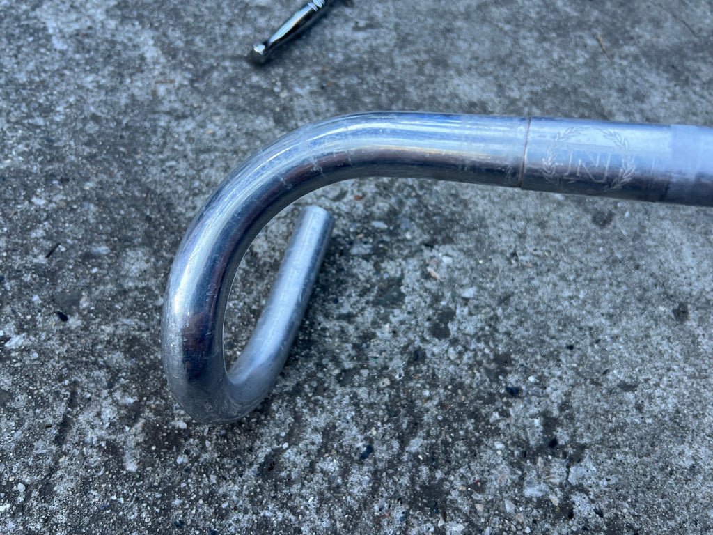 Nitto Universiade B105 25.4x370mm 37cm Silver Drop Bars Vintage Road Bike