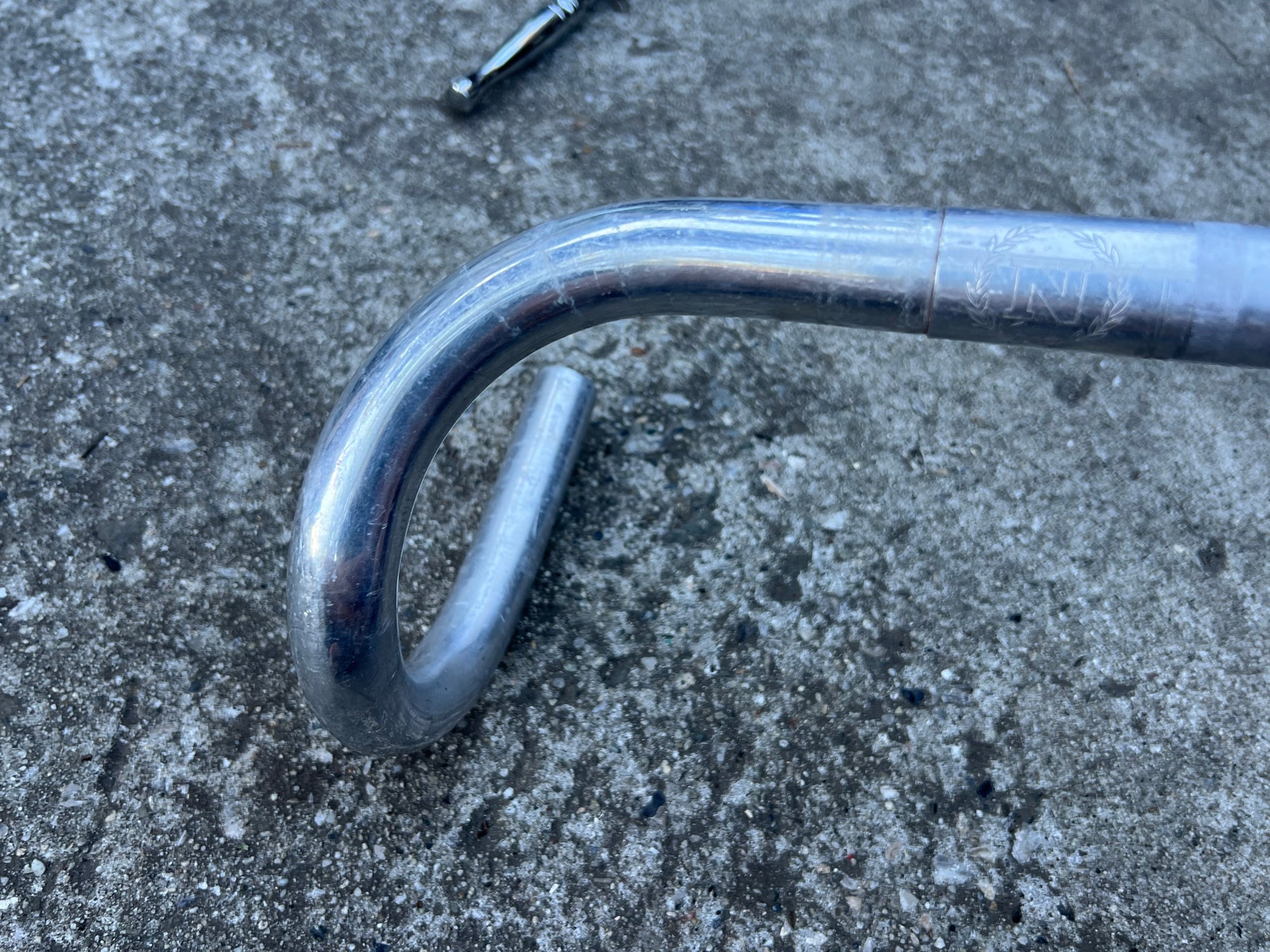 Nitto Universiade B105 25.4x370mm 37cm Silver Drop Bars Vintage Road Bike