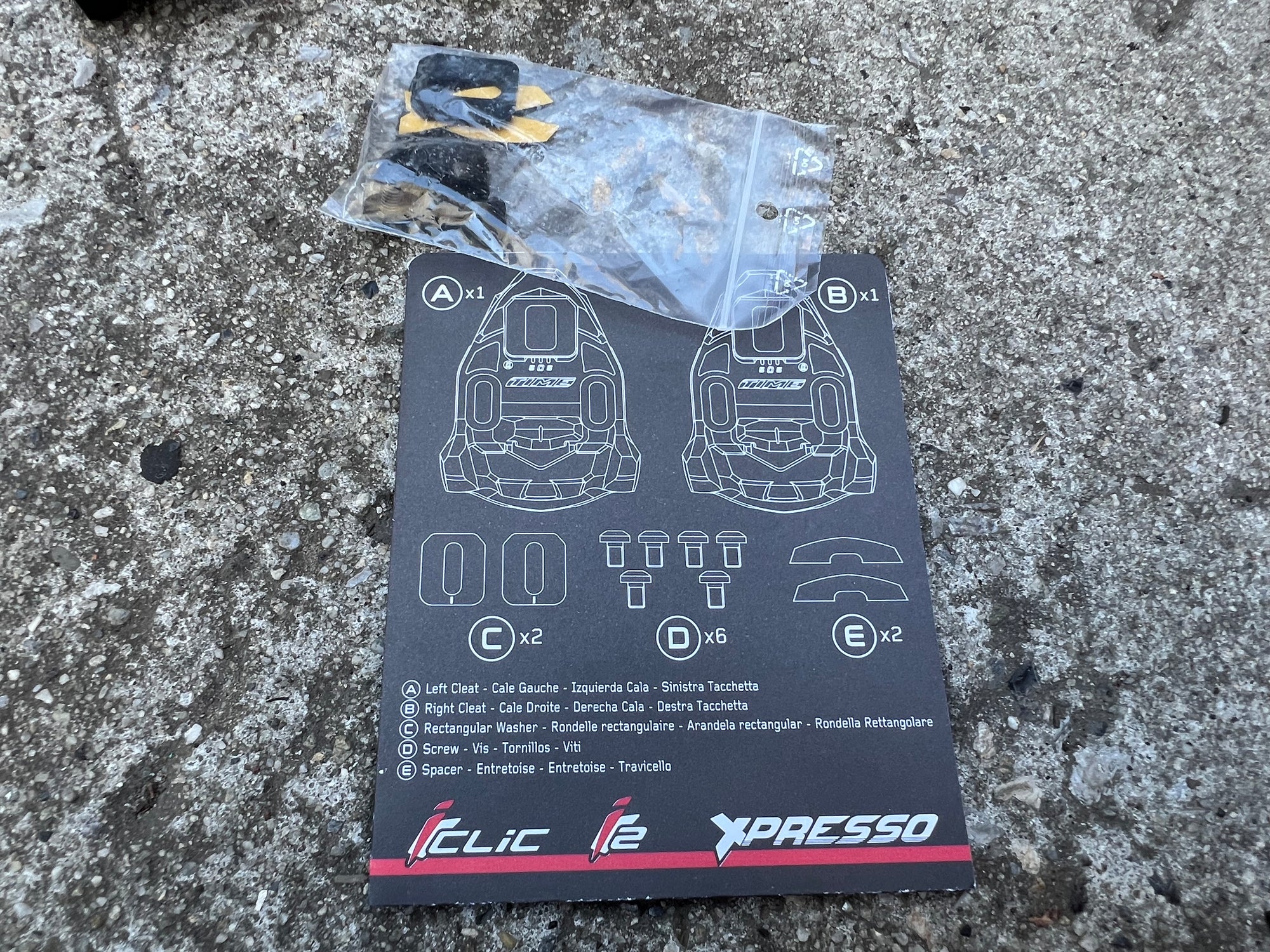 NEW TIME ICLIC XPresso Road Cleats Cycling Clipless Pedal