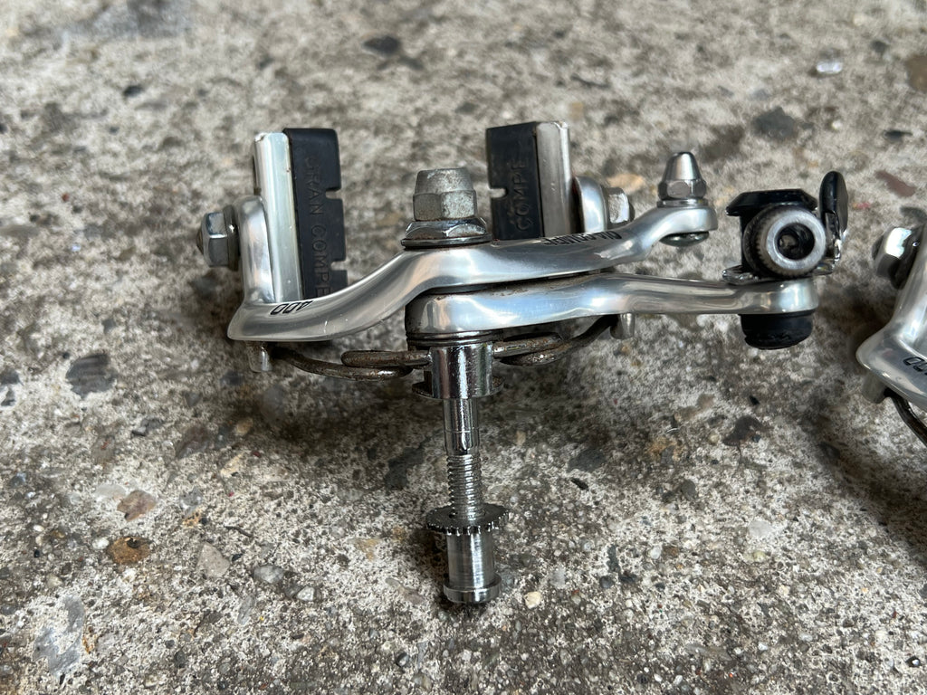 Dia Compe 400 Side Pull Brake Set Vintage Road Bike Silver Gravel Touring Retro Brakes