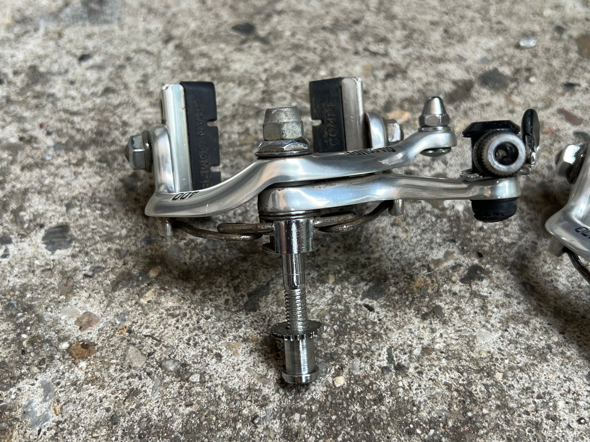 Dia Compe 400 Side Pull Brake Set Vintage Road Bike Silver Gravel Touring Retro Brakes