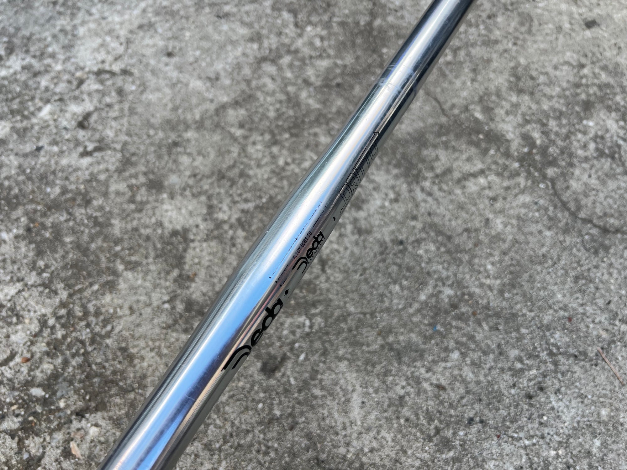 Deda Dritto 26.0x500cm 50cm Road Track Silver Narrow True Flat Bars