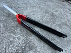 Giant Teschner 1” Threadless 6” Steerer Carbon Fork Orange Black Vintage Road Bike