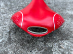Selle Italia Flite 280x125mm Carbon Red Saddle 9mm Oval Rails Road Bike 174g