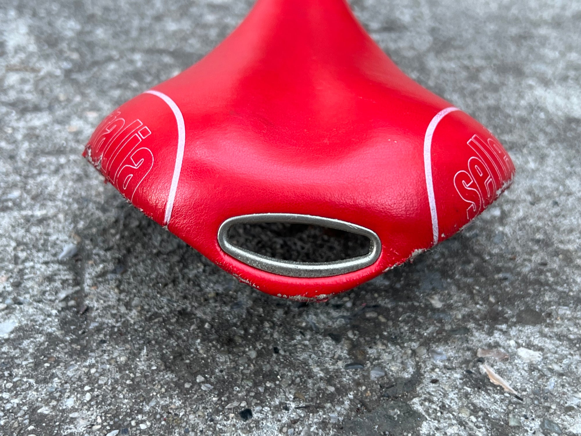 Selle Italia Flite 280x125mm Carbon Red Saddle 9mm Oval Rails Road Bike 174g