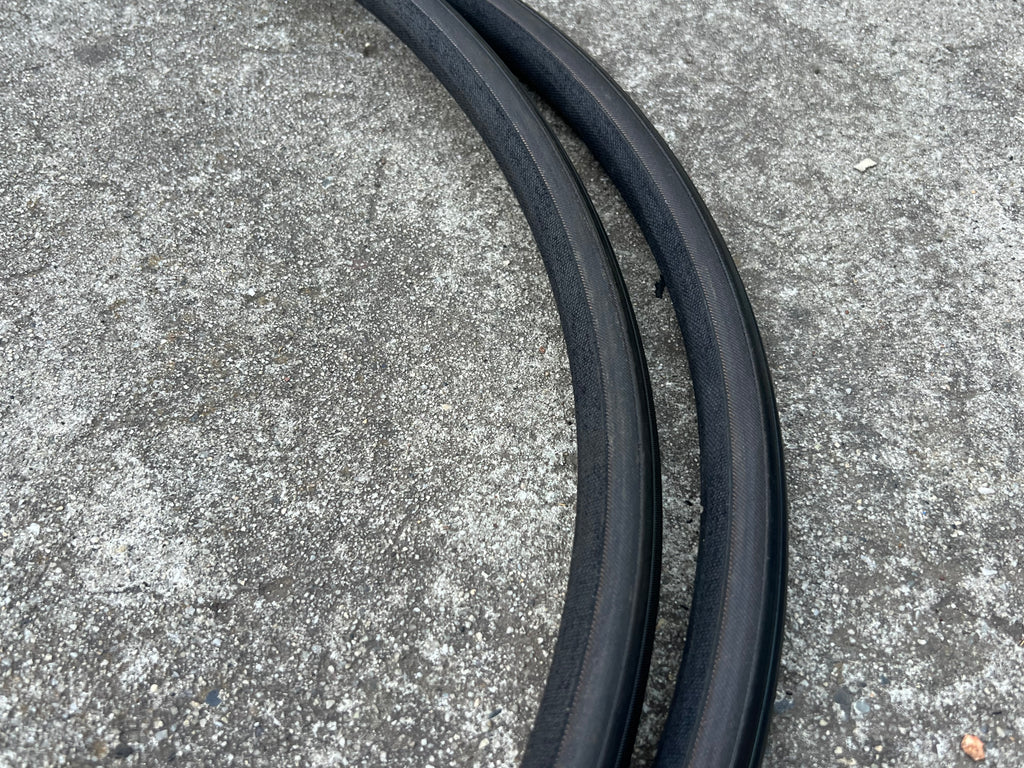 NOS TUFO S33 Pro 700x21c Tubular Tires Set Pair Black Road