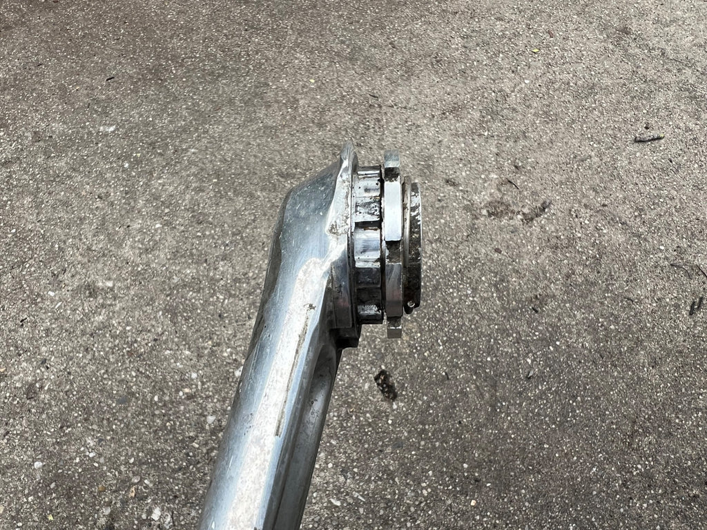 Used Shimano Deore LX FC-M569 Drive Side Crankarm 175mm With Lockring & Clip Vintage-Bicycle Bin