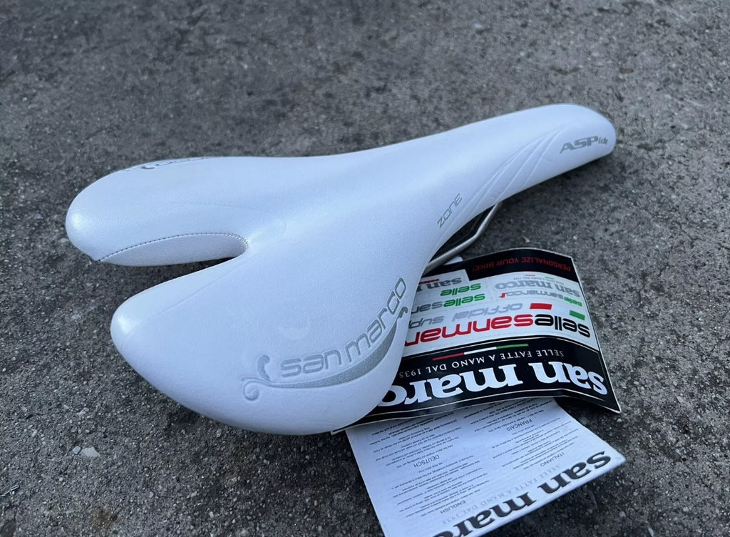 NEW Selle San Marco Aspide Glamour Saddle 156x274mm Xslite Rails White 193g - Image 4