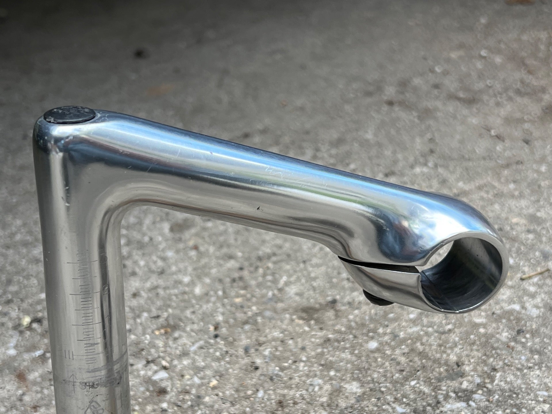 ITM 120x26.0mm Quill Stem 1” Vintage Retro Road Bike Silver Racing Anodized  - Image 5