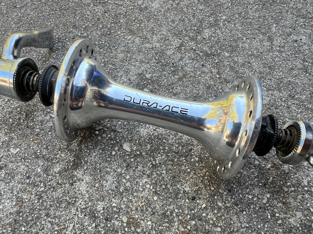 Shimano Dura Ace 7400 Front Hub 32H Hole 100mm Quick Release Vintage Road Bike  - Image 4