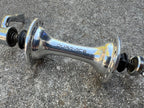 Used Shimano Dura Ace 7400 Front Hub 32H Hole 100mm Quick Release Vintage Road Bike-Bicycle Bin