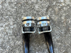 Used Modolo Brake Levers Pair Black Anodized Drillium Vintage Retro Road Bike Speedy-Bicycle Bin
