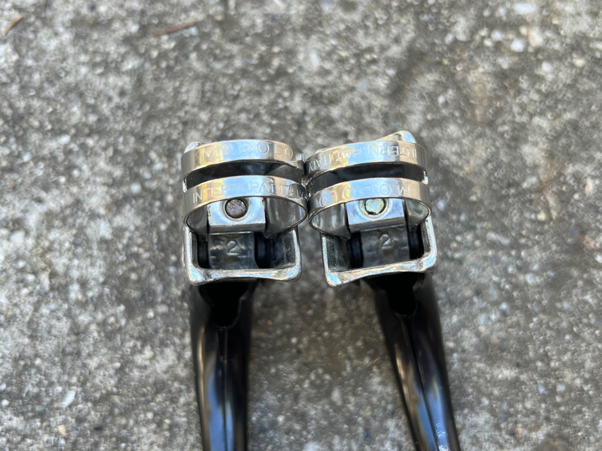 Modolo Brake Levers Pair Black Anodized Drillium Vintage Retro Road Bike Speedy - Image 4