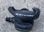 Used LOOK Clipless Black Vintage Retro Road Gravel Plastic Steel Tension Adjustement-Bicycle Bin
