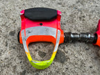 Used Look Carbon ARC PP76 Clipless Pedals Pink Orange Rainbow Neon Sunset Gatorfade-Bicycle Bin