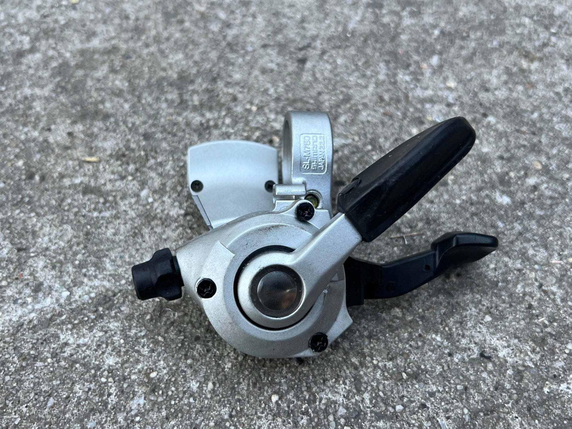 Shimano Deore XT SL-M750 9 Speed Rear Right Shifter Vintage MTB Gray Trigger  - Image 4