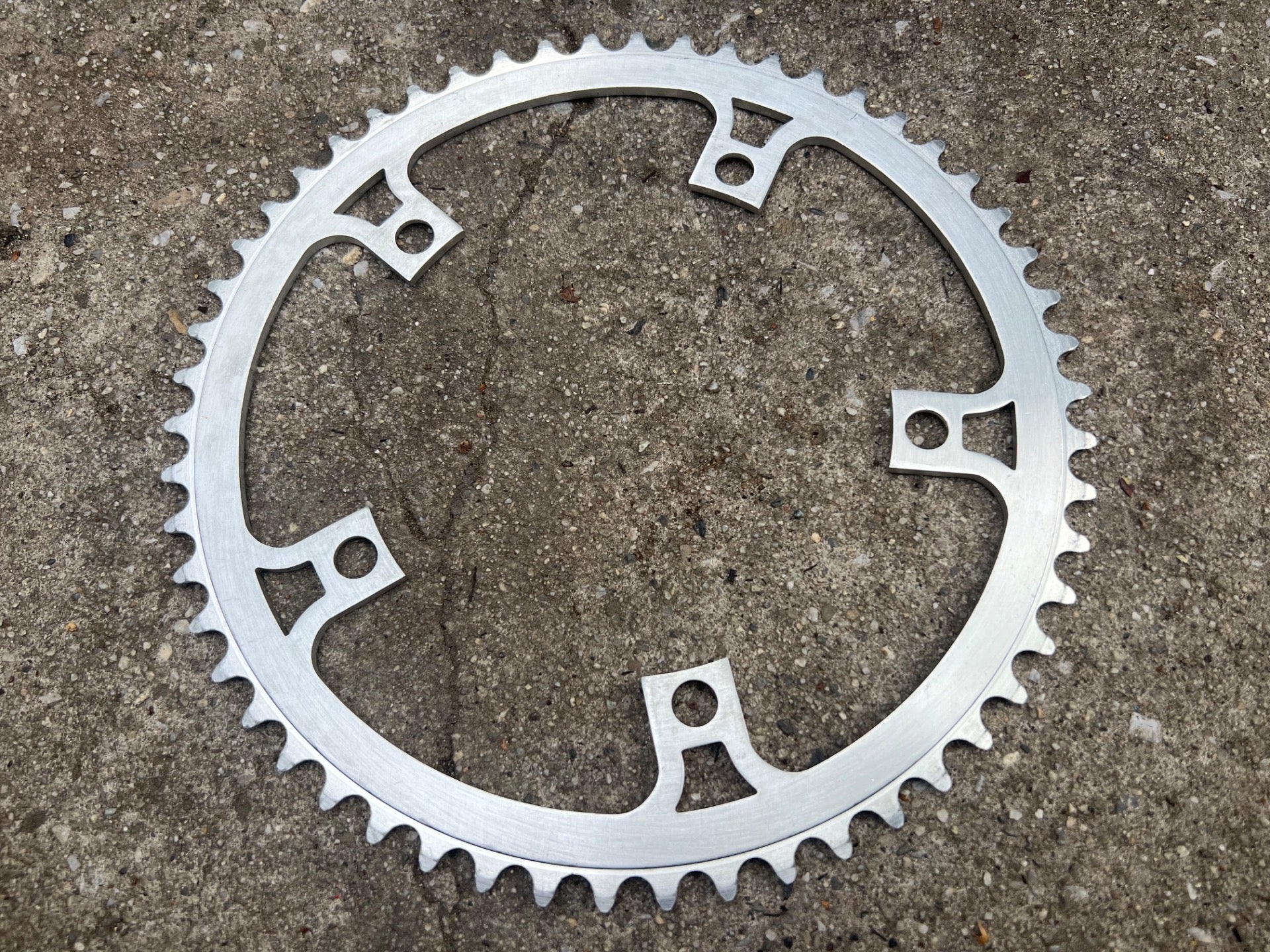 VGC Avocet 144 BCD 54T 3/32 Chainring Vintage Retro Road Track Silver Big 5 Bolt - Image 4