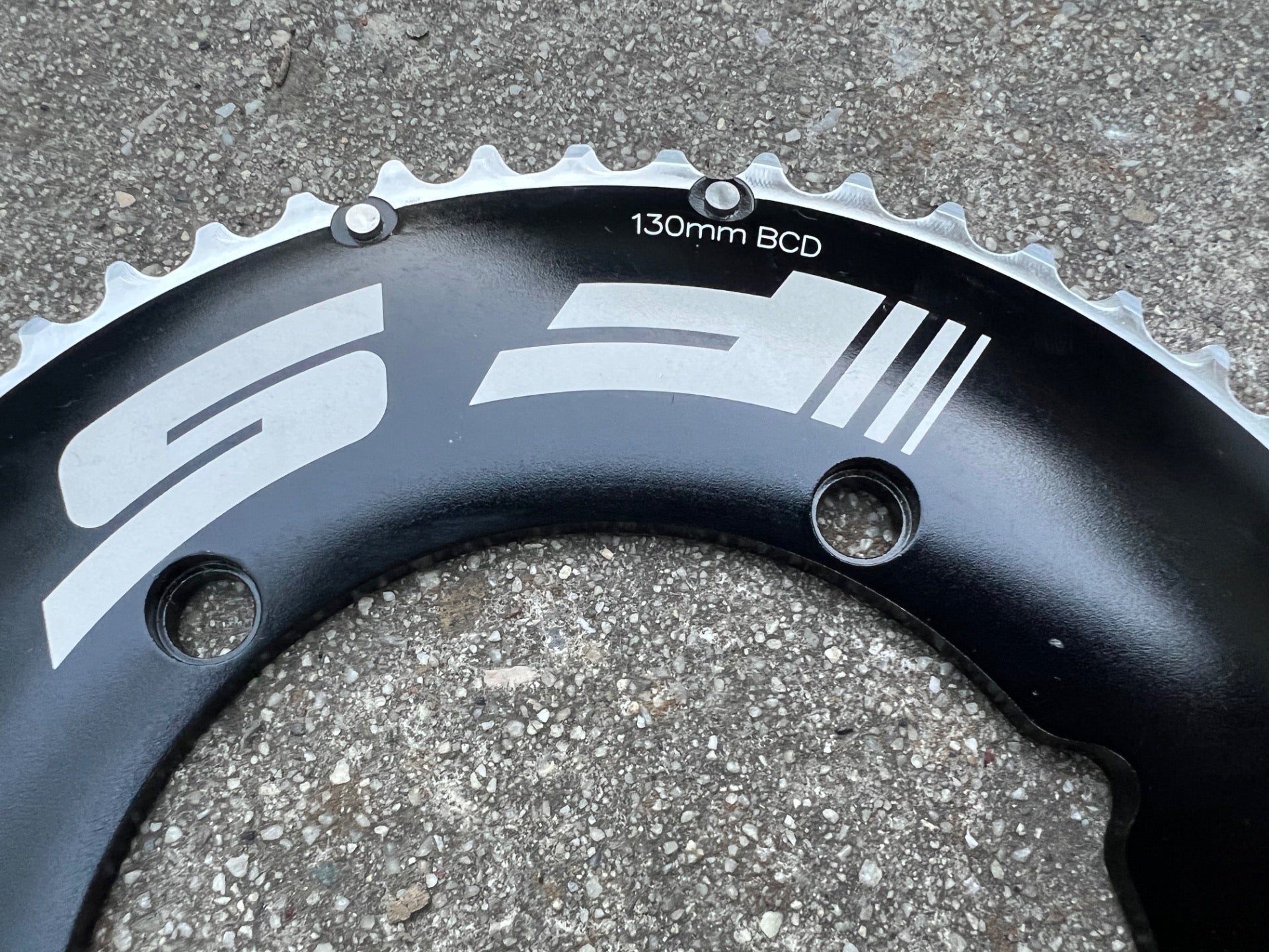 NEW FSA Track 130 BCD 55T Chainring Black Road Bike 7075 T6 TT55T 3/32”  - Image 4