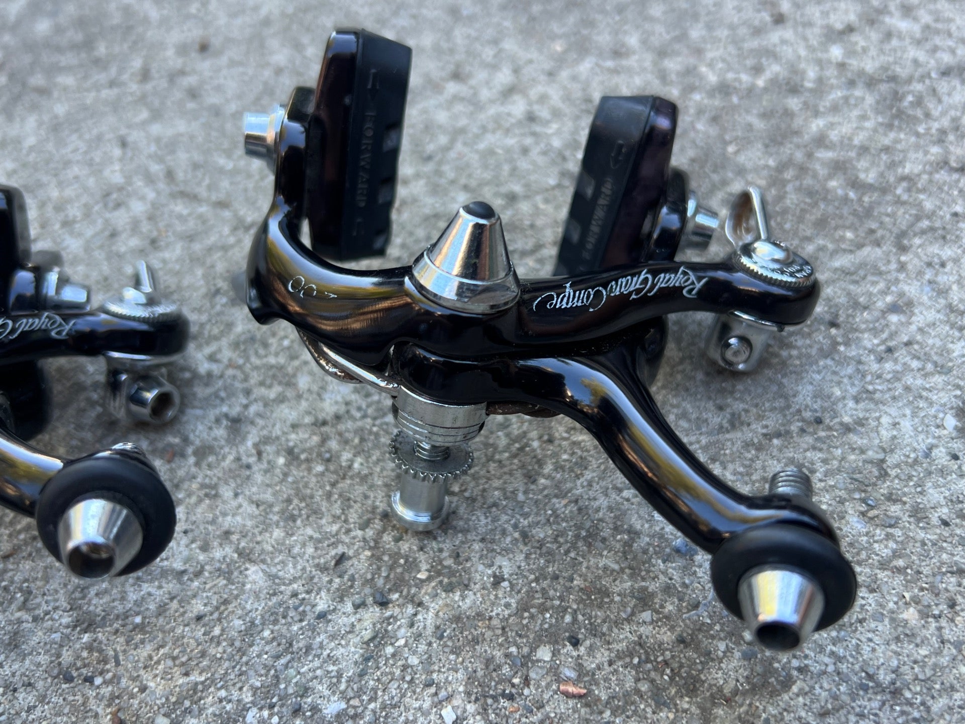 Royal Gran Compe 400 Brakes Black Road Bike Brake Set Dia Compe Vintage Road - Image 6