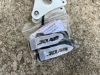 Used XLAB Turbo Triathlon Dual Bottle Cage Mount White Racing Road Bike TT TRI Alloy-Bicycle Bin