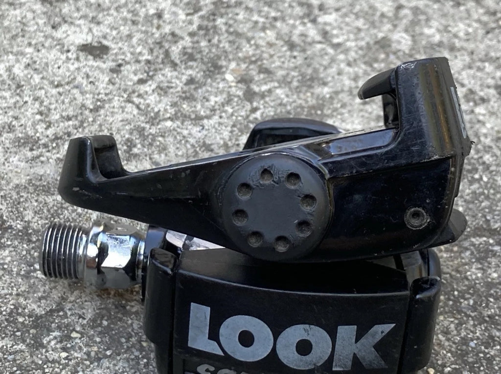 Vintage Look Carbon Black Clipless Pedals Retro Eroica Aluminum 9/16” 80’s - Image 4