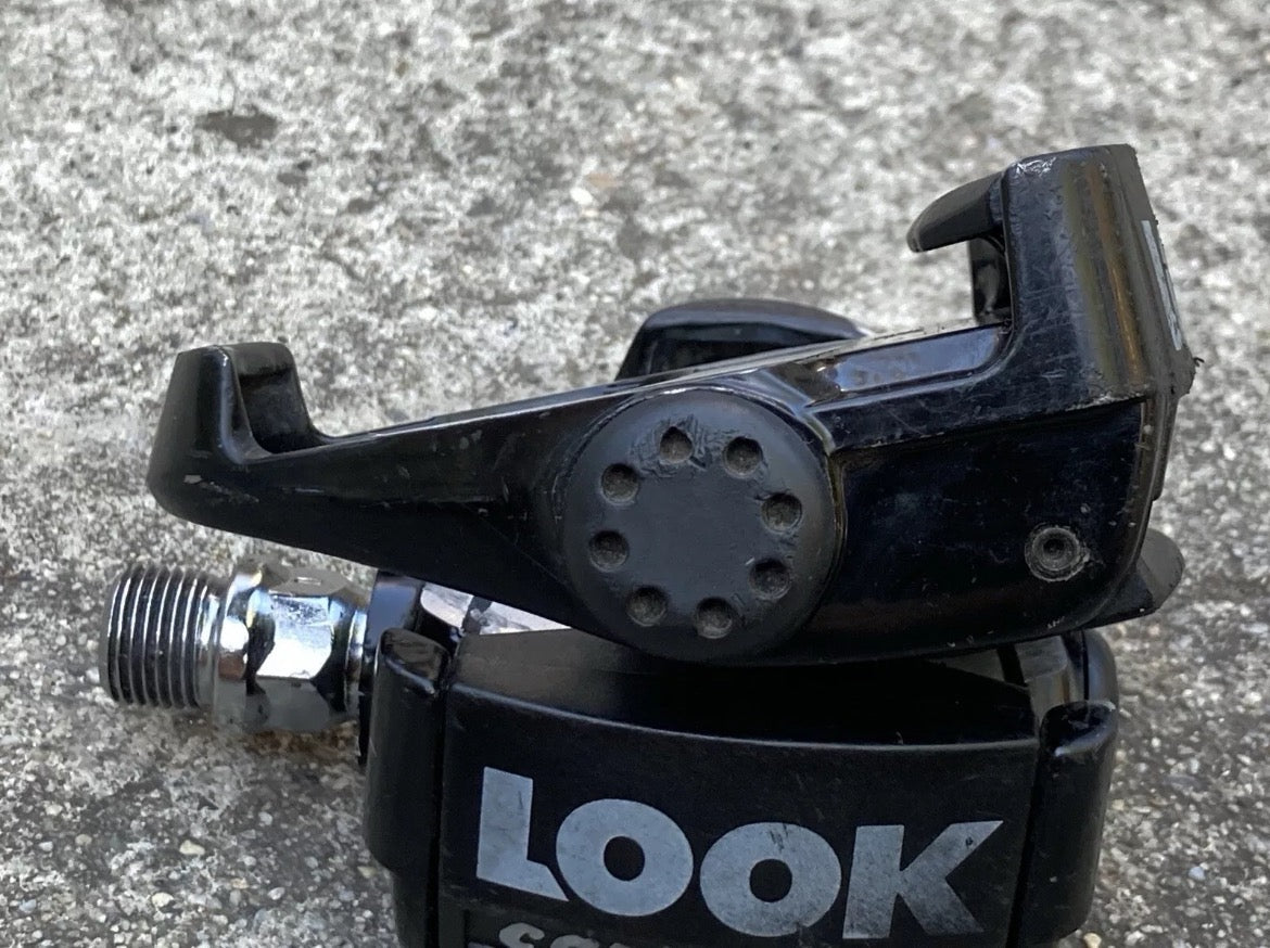 Vintage Look Carbon Black Clipless Pedals Retro Eroica Aluminum 9/16” 80’s - Image 4