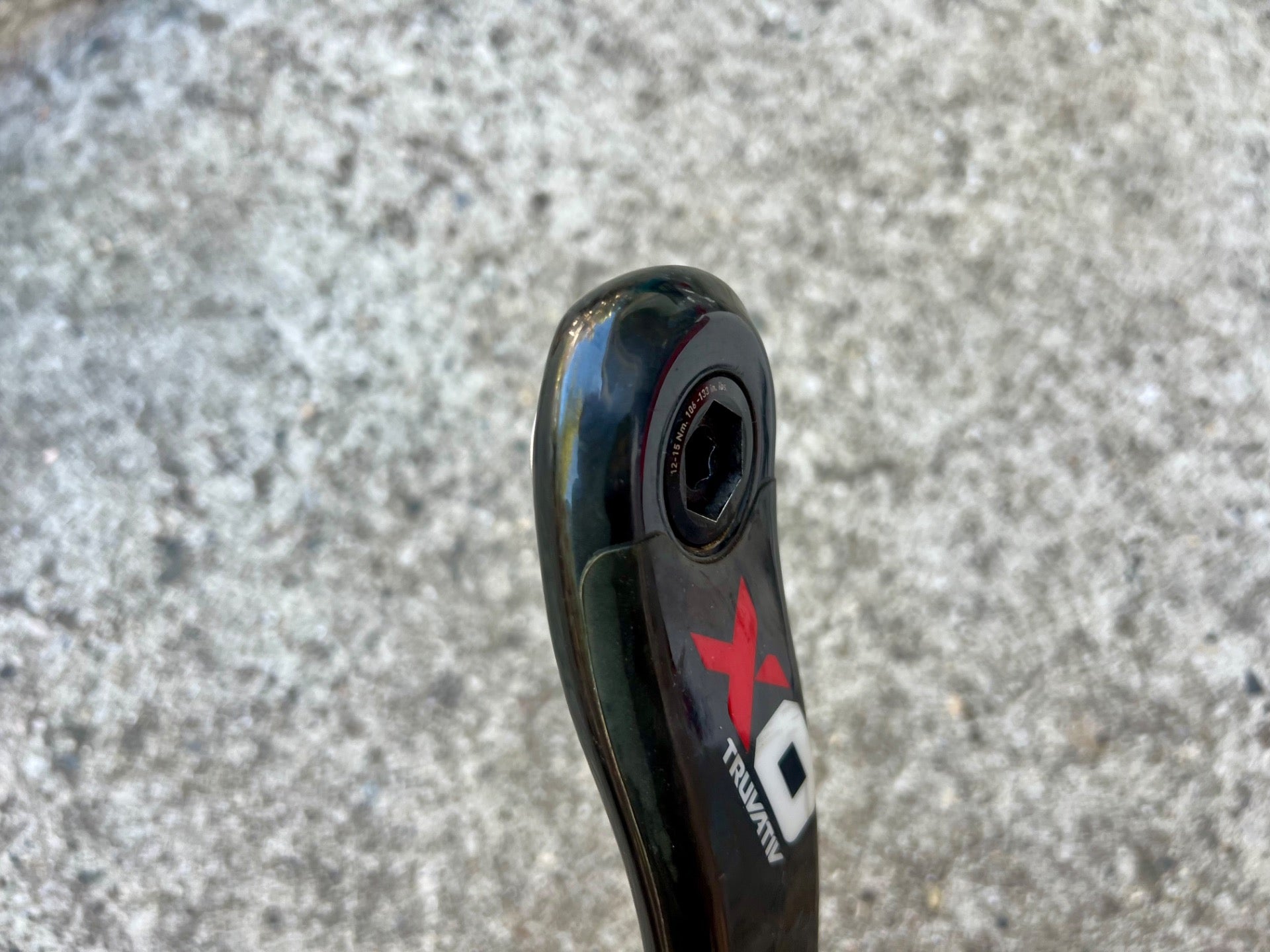 SRAM XO Carbon GXP Crankset 175mm 2x10 Double MTB DH 24mm Spindle Black Red - Image 11