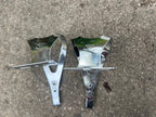 Used Christophe Toe Clips Size Small Vintage Retro Eroica Chrome Steel Road Touring-Bicycle Bin