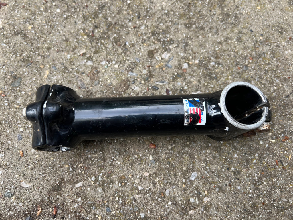 Control Tech 25.4x135mm 1 1/8” Threadless Stem Vintage Retro MTB Mountain Black - Image 4