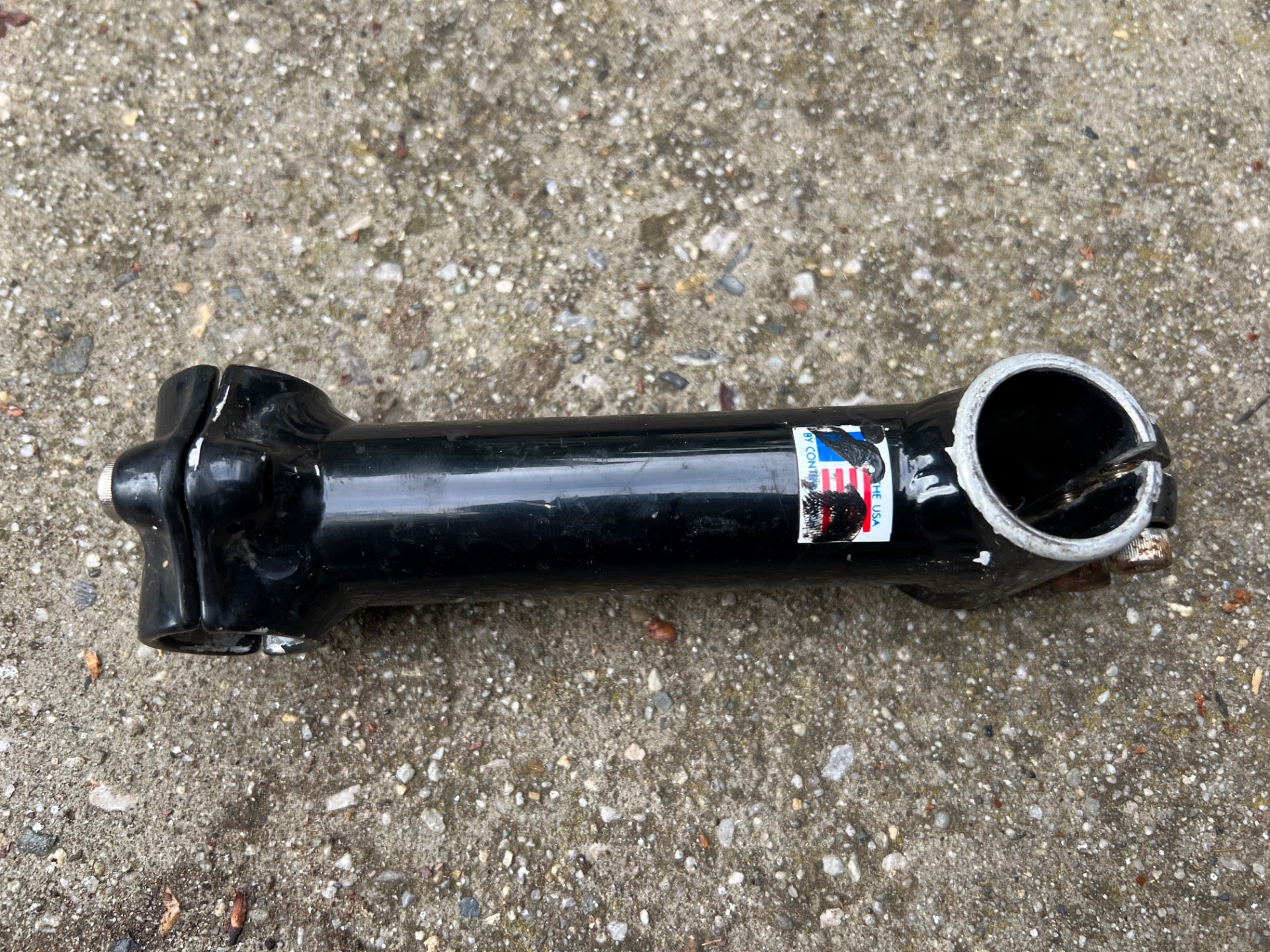 Control Tech 25.4x135mm 1 1/8” Threadless Stem Vintage Retro MTB Mountain Black - Image 4