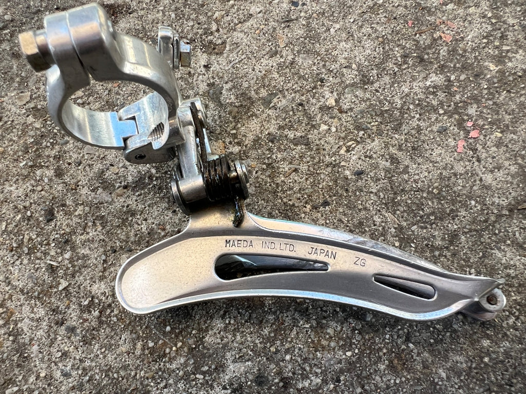 VGC Suntour Mountech Front Derailleur 28.6mm Vintage MTB ATB Triple Bottom Pull  - Image 4