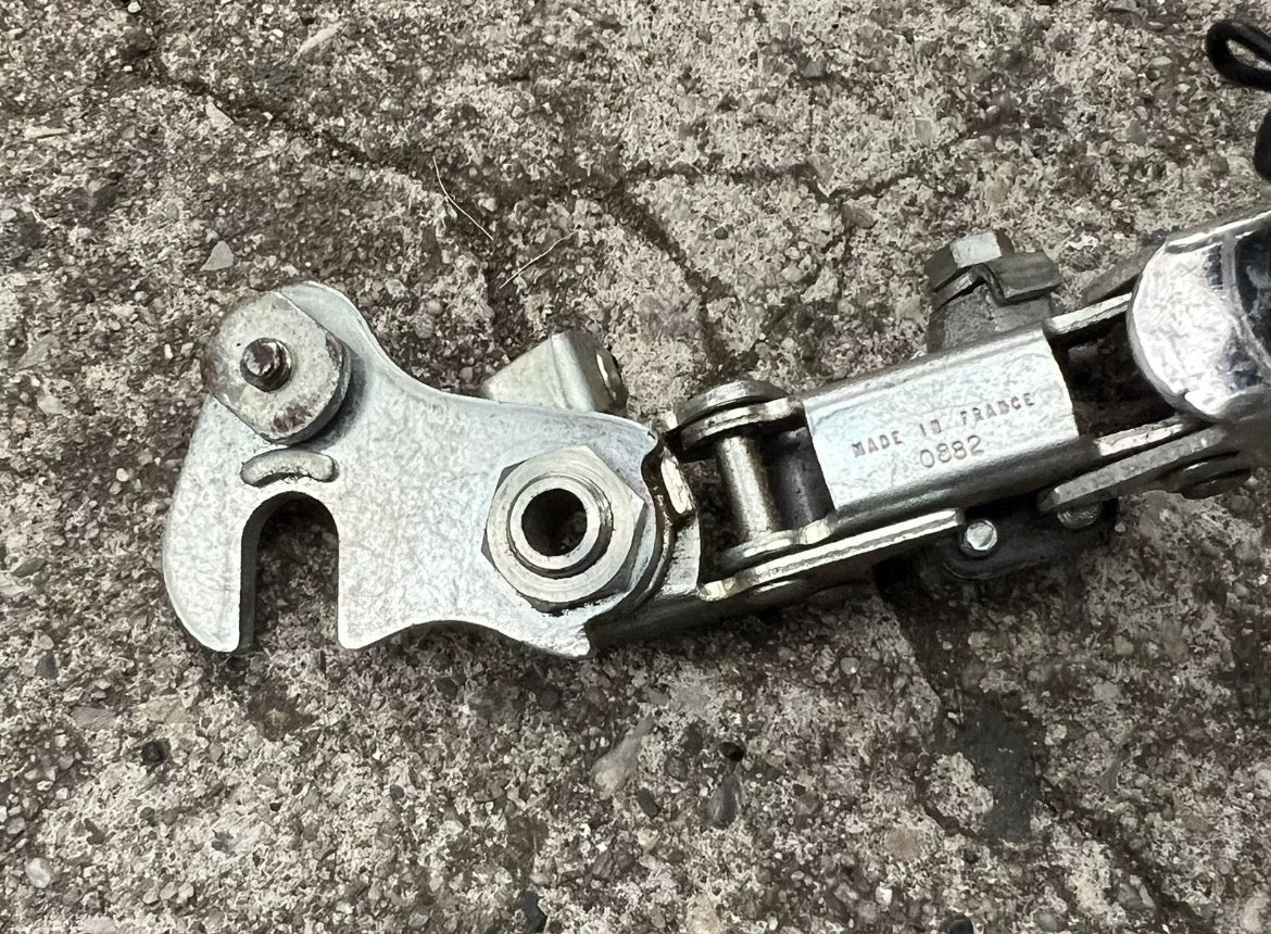 Huret ECO Short Cage Rear Derailleur Vintage Road Bike 5/6/7 Speed Silver Gray - Image 4
