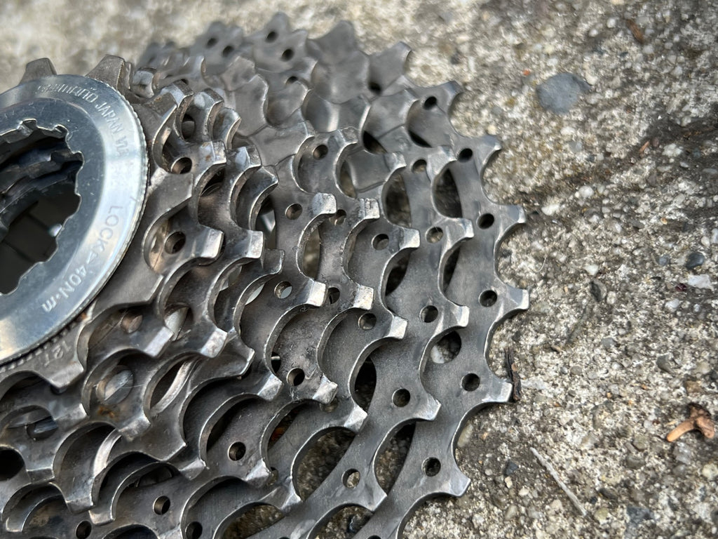 Shimano Dura Ace CS-7700 12-27T 9 Speed Cassette Titanium Road Bike Wide Range  - Image 4