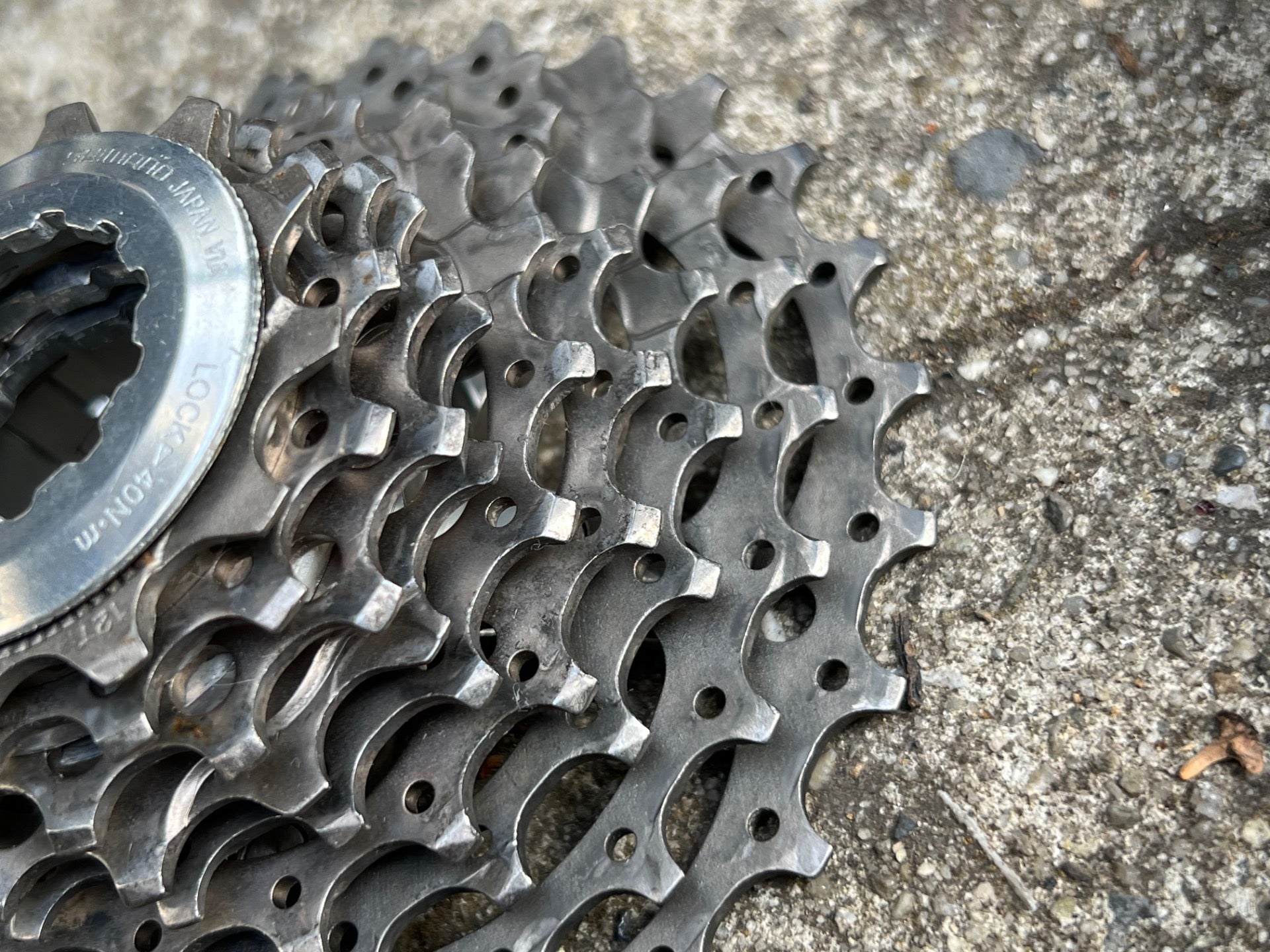 Shimano Dura Ace CS-7700 12-27T 9 Speed Cassette Titanium Road Bike Wide Range  - Image 4