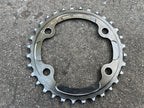Used Shimano 96BCD 32T SM-CRM91 XTR Asymmetrical 4 Bolt Chainring MTB Mountain Bike-Bicycle Bin