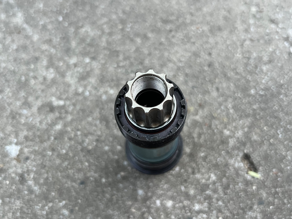 Crankbros Cyan 108mm 68/73mm English Thread Bottom Bracket Road Bike Blue Steel  - Image 4