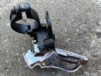 Used Shimano XTR FD-M971 34.9mm Dual Pull Front Derailleur High Clamp MTB 3x9-Bicycle Bin