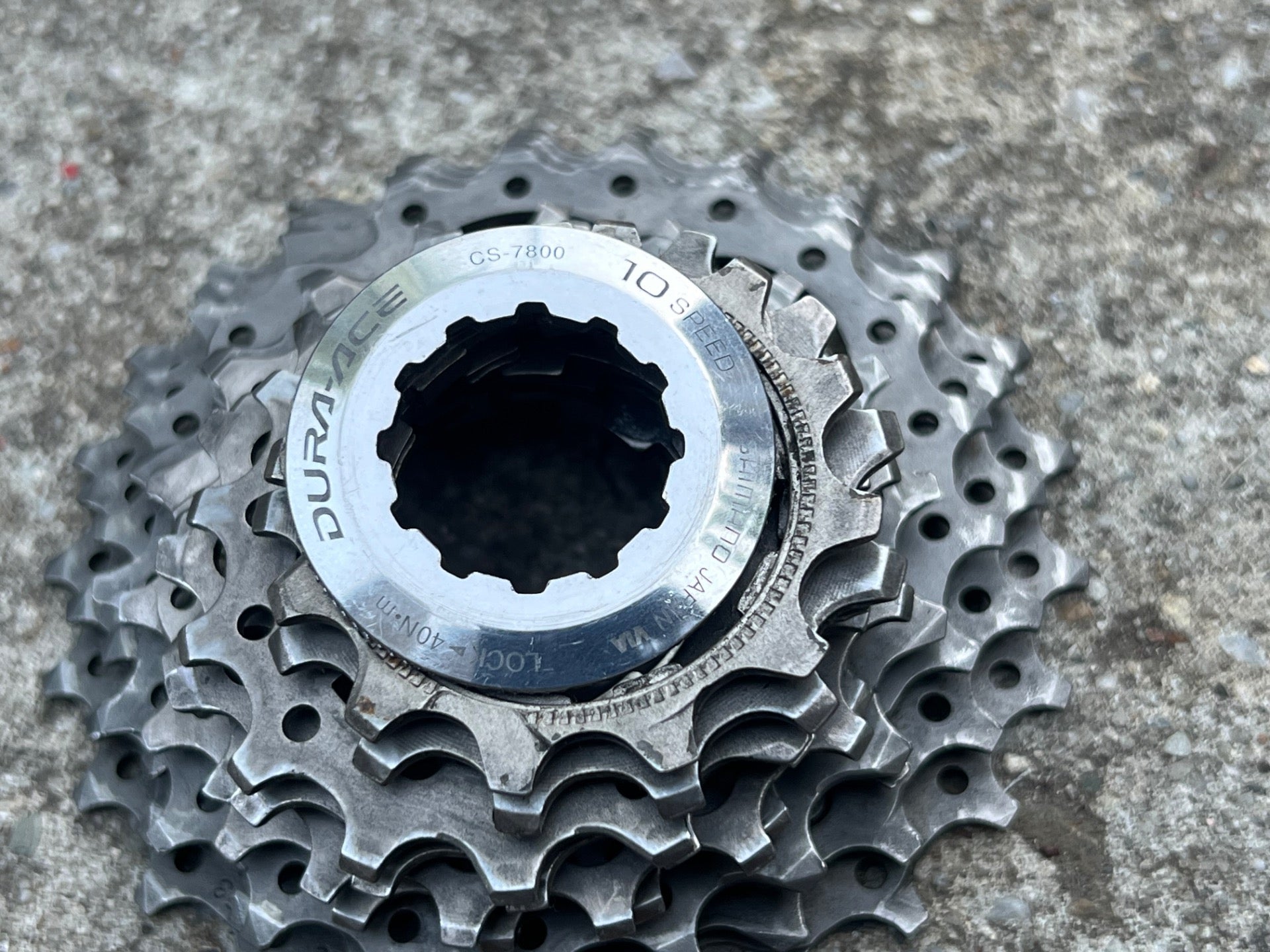 Shimano Dura Ace CS-7800 12-25T 10 Speed Cassette Titanium TI Road Bike Tri Race - Image 4