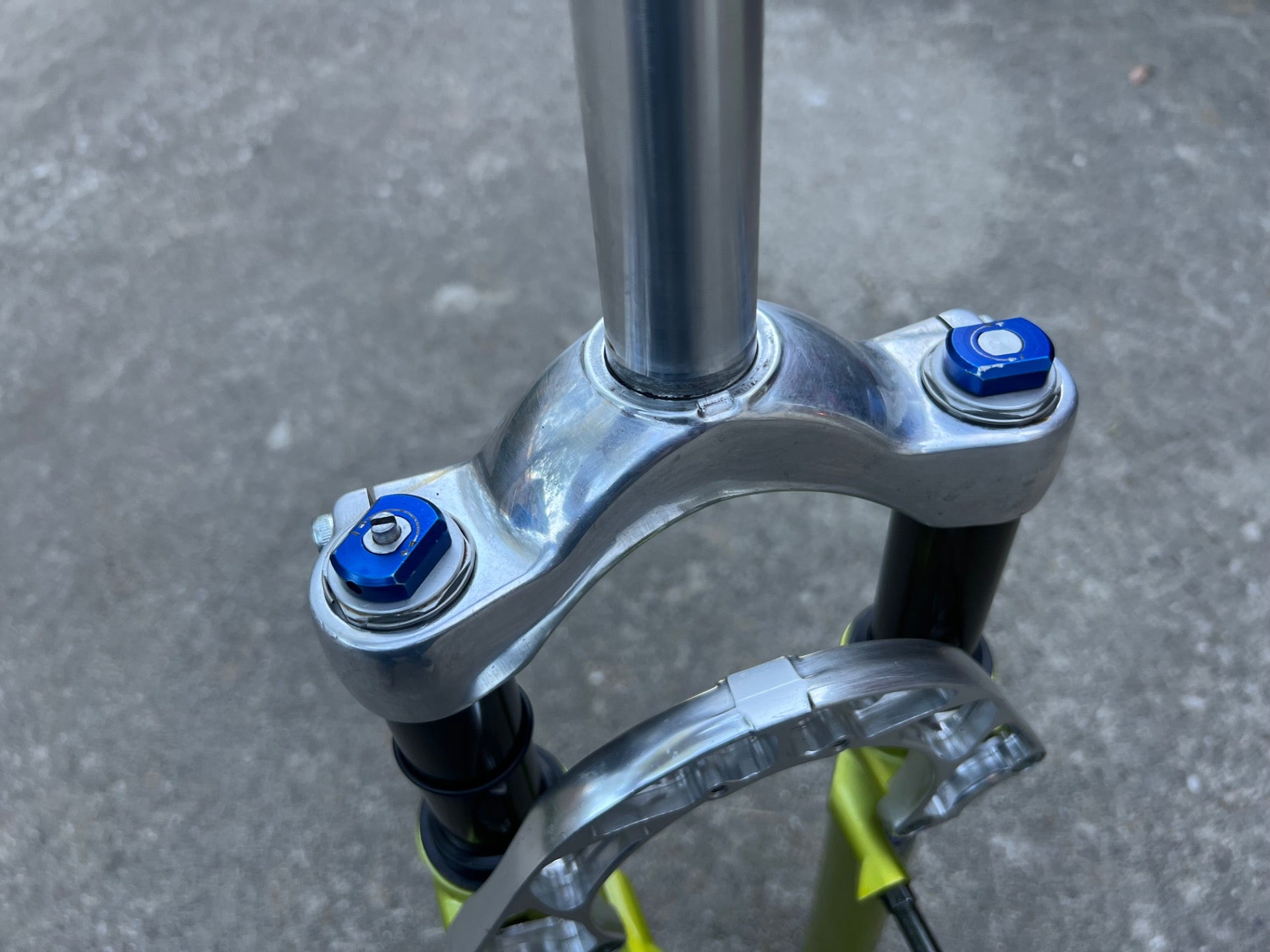 SERVICED Marzocchi Bomber Z2 Fork Acid Green Vintage MTB Mountain 1 1/8” Retro - Image 12