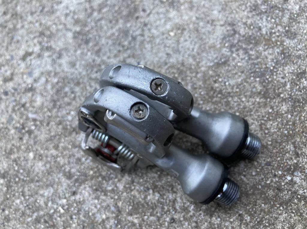 Ritchey Pro SPD-R Road Bike Clipless Pedals Vintage Gray Silver Gravel Retro - Image 4